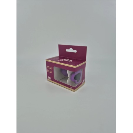 Mokko Toys Brighty Small Silicone Anal Plug Purple/Black