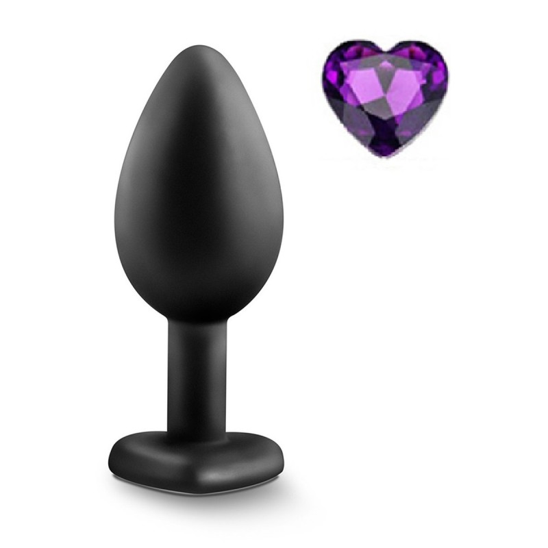 Mokko Toys Brighty Small Silicone Anal Plug Black/Purple
