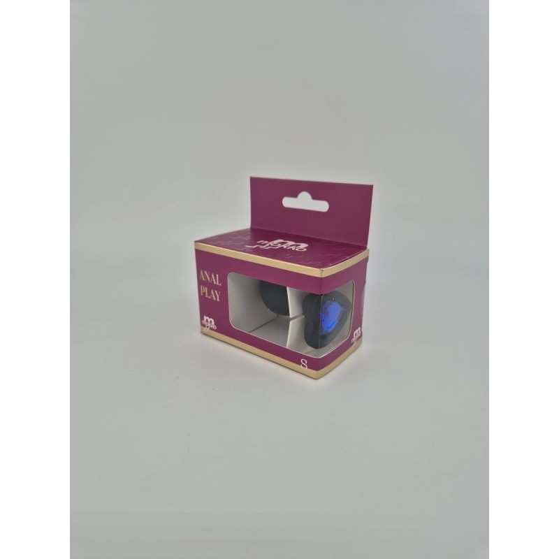Mokko Toys Brighty Small Silicone Anal Plug Black/Blue