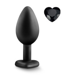 Mokko Toys Brighty Small Silicone Anal Plug Black/Black