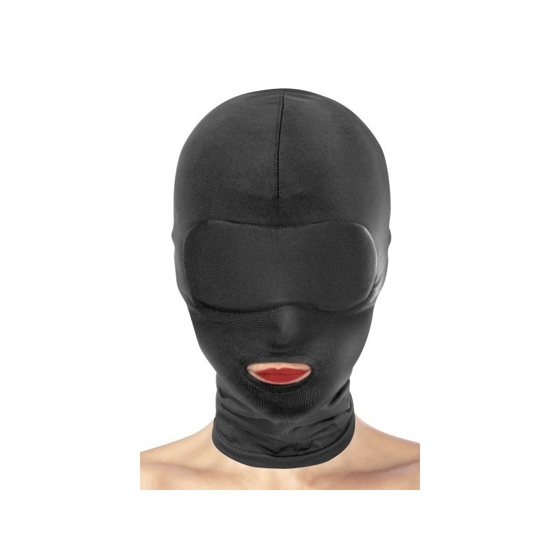 Fetish Tentation Open Mouth Fetish Mask Black