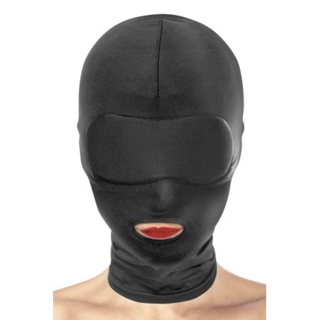 Fetish Tentation Open Mouth Fetish Mask Black