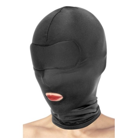 Fetish Tentation Open Mouth Fetish Mask Black