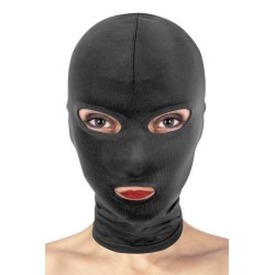 Fetish Tentation Fetish Mask with Eye and Mouth Openings Black