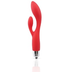 Passion Labs Lisa Rabbit Vibrator, Silicone, Red, 14.4 cm