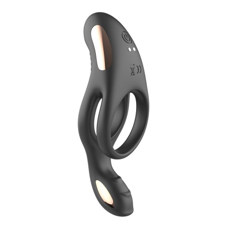 Guilty Toys Jakob Vibrating Penis Ring 10 Modes Black