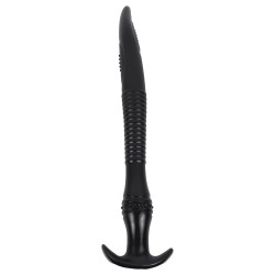 Anal Adventures XXL Anal Dildo PVC Black 54.5 cm
