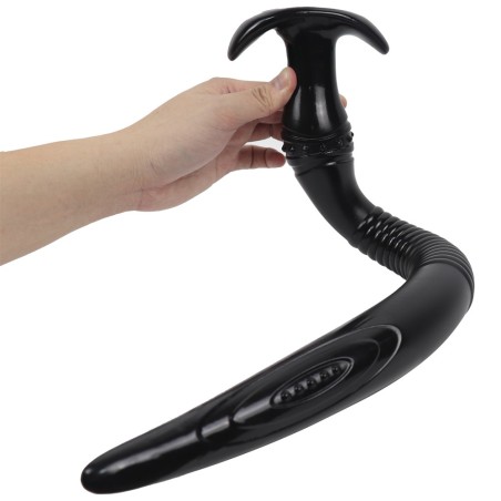 Anal Adventures XXL Anal Dildo PVC Black 54.5 cm