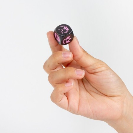 Secret Play Erotic Foreplay Dice Black/Pink