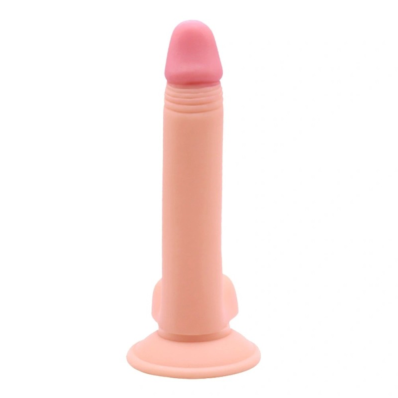 Guilty Toys Aiden Slim Realistic Dildo with Suction Cup, Flesh, 17.5 cm