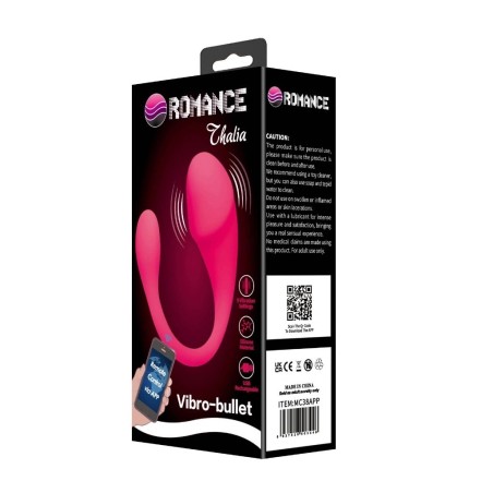 Baile Thalia Egg Vibrator with Bluetooth App Control, Pink