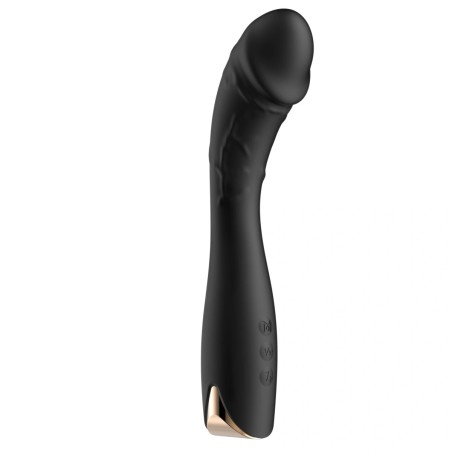 Guilty Toys Velvet Curve G-Spot Vibrator, 10 Modes, USB, Black
