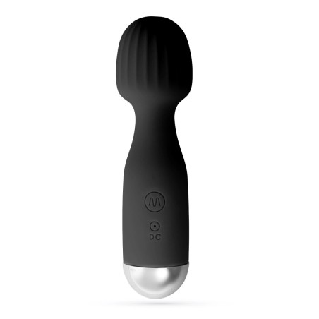 Crushious Wanderlust Mini Wand Vibrator 10 Modes Black 15 cm