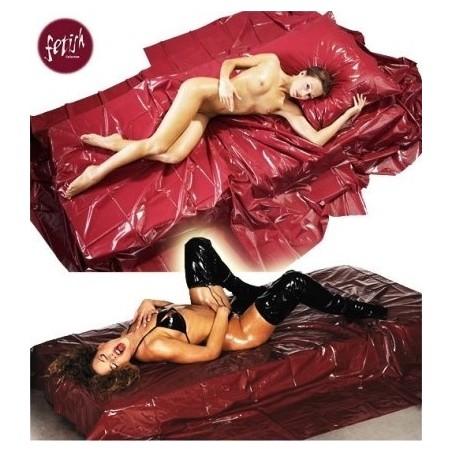 Orion Orgy-Laken Vinyl Sheet Dark Red 200 x 230 cm