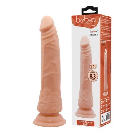 Baile Soft Skin Realistic Dildo with Suction Cup TPR Flesh 21 cm