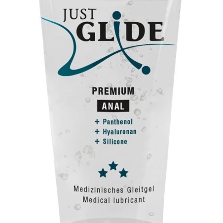 Just Glide Premium Anal Hybrid Lubricant with Hyaluronic Acid 200 ml