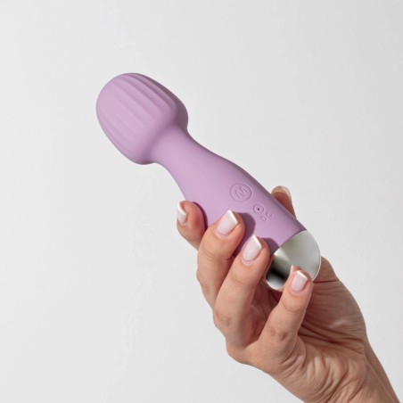 Crushious Wanderlust Mini Wand Vibrator 10 Modes Lilac 15 cm
