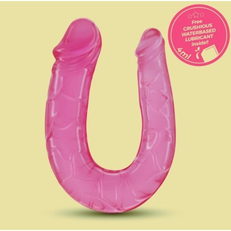 Crushious Double Trouble Double Dildo Pink 27 cm