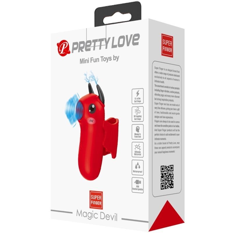 Pretty Love Magic Devil Mini Clitoral Stimulator Rechargeable