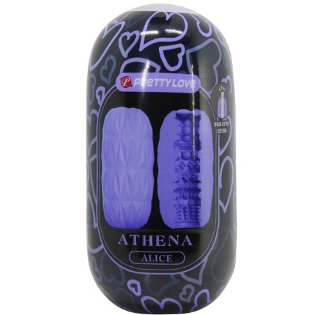 Pretty Love Athena Alice Discreet Egg Masturbator Purple