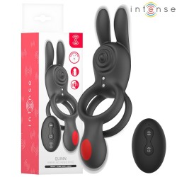 INTENSE Quinn Double Vibrating Cock Ring 9 Modes with Remote