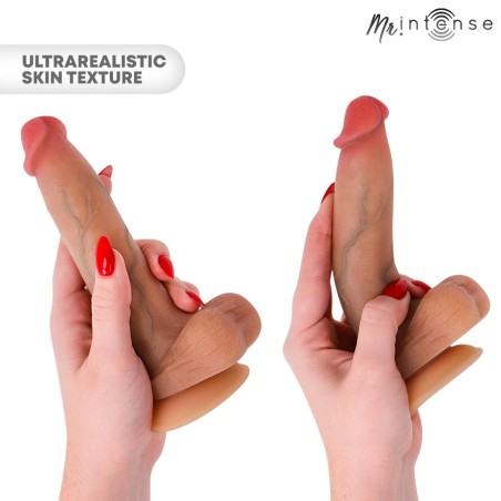 Mr Intense Bruce S Silicone Realistic Dildo 17.8 cm with Testicles