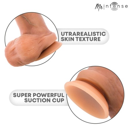 Mr Intense Bruce S Silicone Realistic Dildo 17.8 cm with Testicles