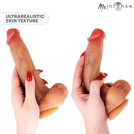 Mr Intense Bruce M Silicone Realistic Dildo 20 cm with Testicles