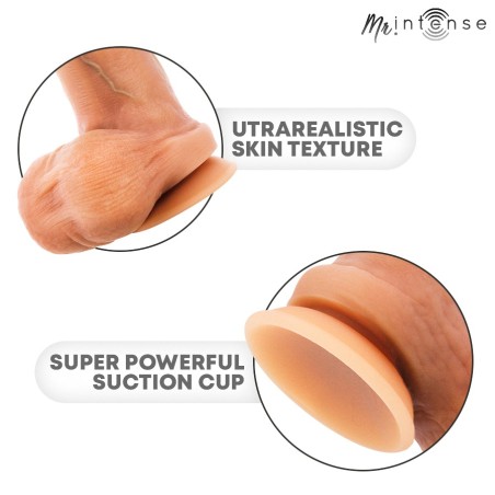 Mr Intense Bruce M Silicone Realistic Dildo 20 cm with Testicles