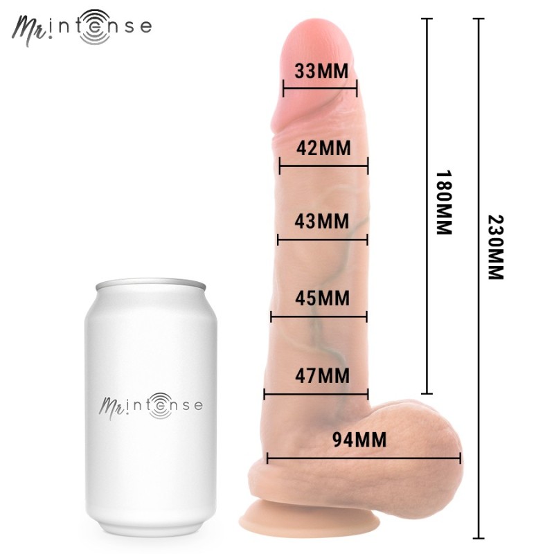 Mr Intense Gary L Ultra Realistic Silicone Dildo 23 cm with Testicles