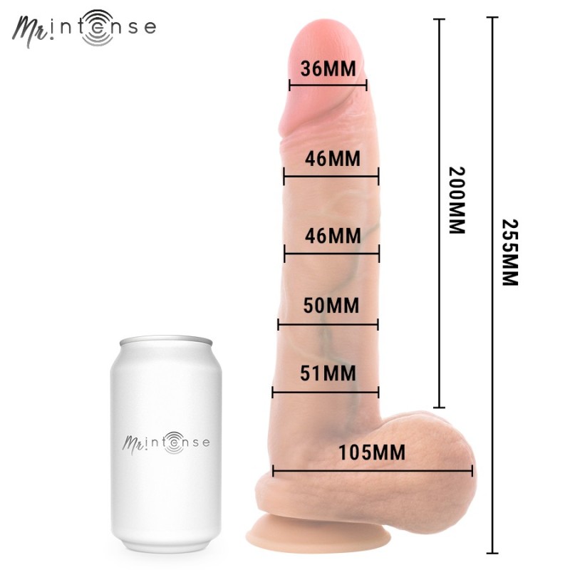 MR INTENSE Gary XL Ultra Realistic Silicone Cock 25.5 cm with Testicles