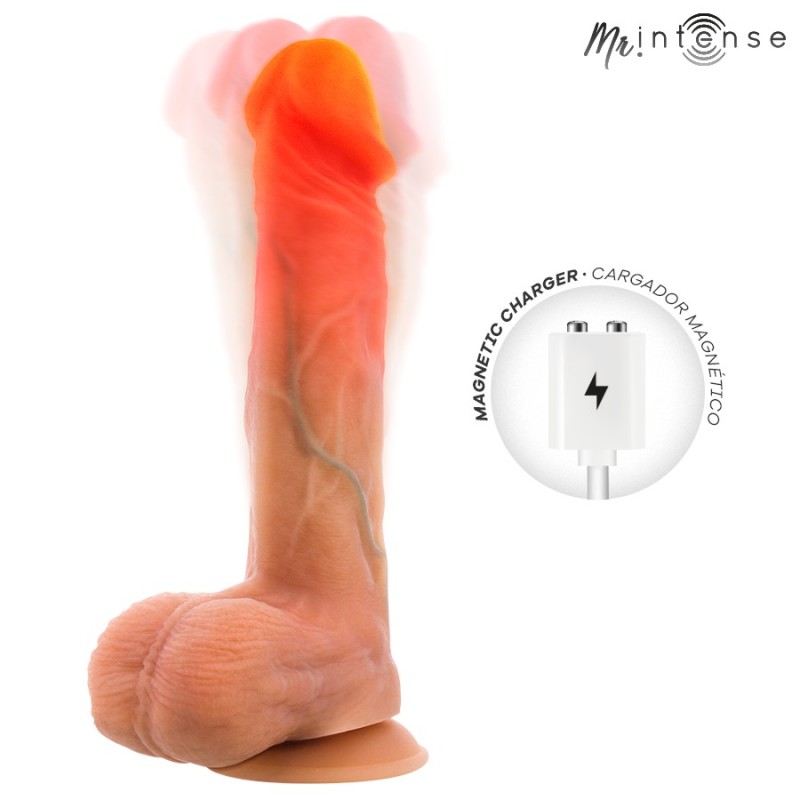 Mr Intense Logan Heating Realistic Vibrator 20 cm with Remote Control