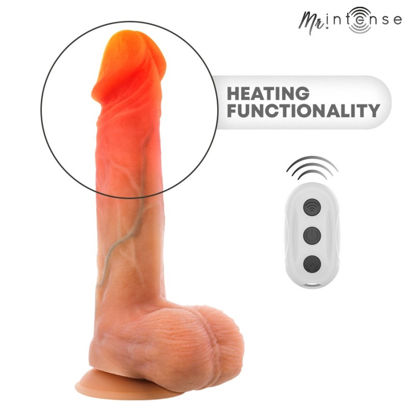 Mr Intense Logan Heating Realistic Vibrator 20 cm with Remote Control