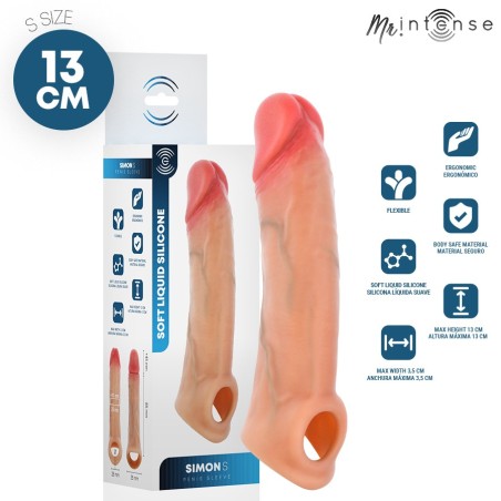 Mr Intense Simon S Silicone Penis Sleeve 13 cm