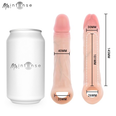Mr Intense Simon M Silicone Penis Sleeve 14.5 cm