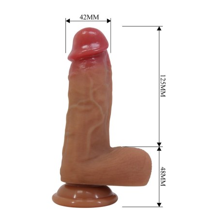 Pretty Love Curtis Realistic Dildo 17.3 cm with Suction Cup