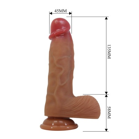 Pretty Love Duvall Realistic Dildo 19.3 cm with Suction Cup