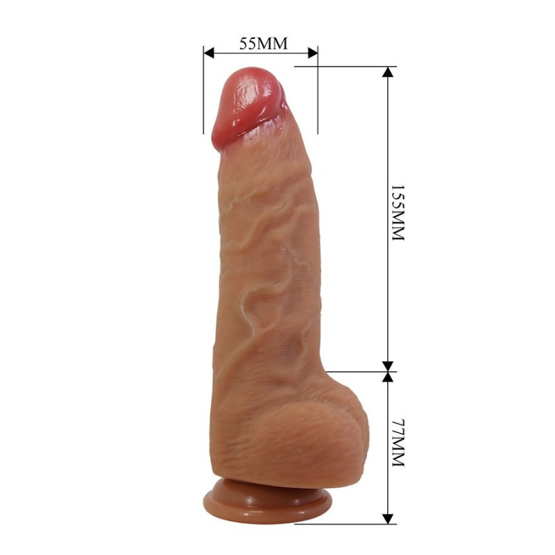 PRETTY LOVE Najm Realistic Cock 23.2 cm with Suction Cup