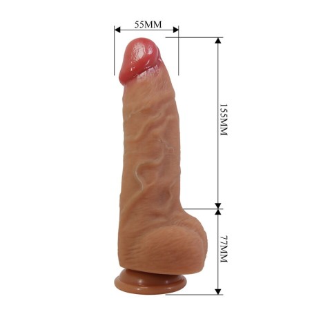 PRETTY LOVE Najm Realistic Cock 23.2 cm with Suction Cup