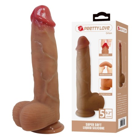 Pretty Love Orton Realistic Dildo 23.5 cm with Suction Cup