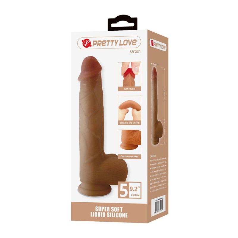 Pretty Love Orton Realistic Dildo 23.5 cm with Suction Cup