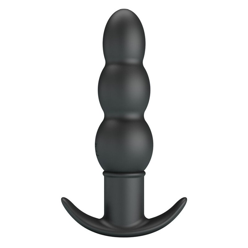 Pretty Love Aeaeas Vibrating Anal Plug - Black