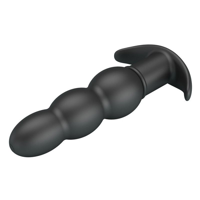 Pretty Love Aeaeas Vibrating Anal Plug - Black