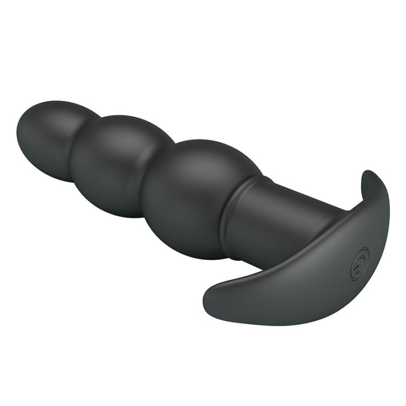 Pretty Love Aeaeas Vibrating Anal Plug - Black