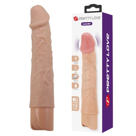Pretty Love Leander Flexible Realistic Vibrator 10 Functions