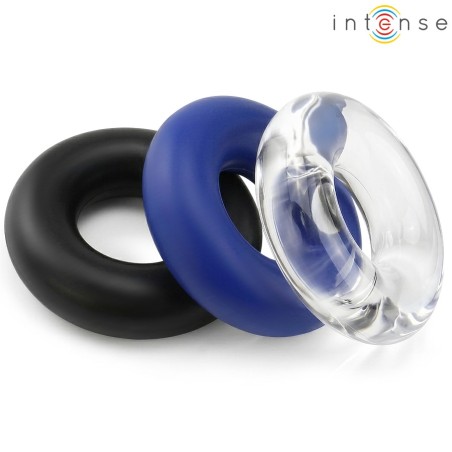 Intense Wick Set of 3 Cock Rings Various Colours
