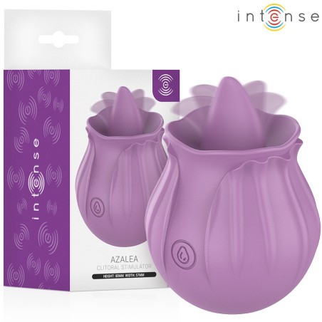 Intense Azalea Flower Clitoral Stimulator 10 Vibrations - Purple