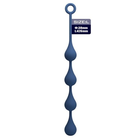Πρωκτικές Μπάλες Σιλικόνης L 42,6 cm - Μπλε