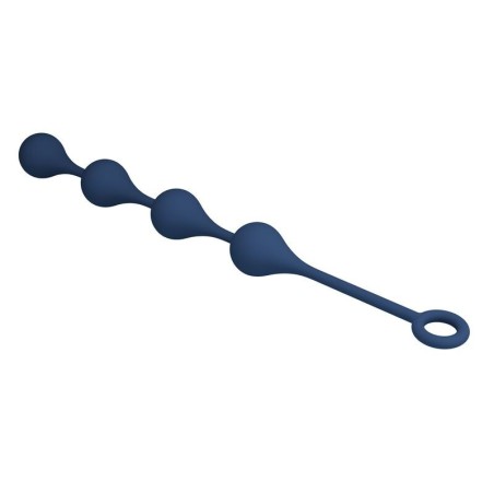 MR PLAY Silicone Anal Beads Size L 42.6 cm - Blue