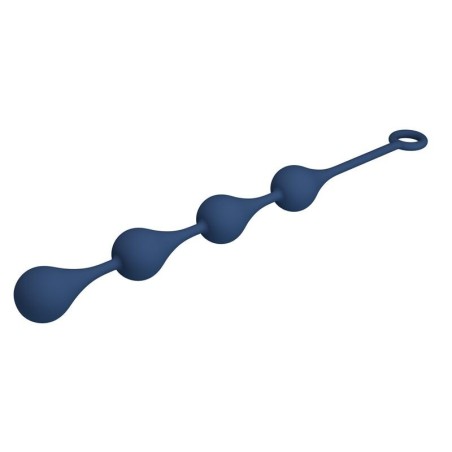 MR PLAY Silicone Anal Beads Size L 42.6 cm - Blue